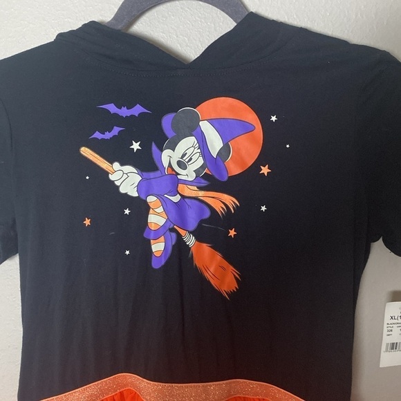 Disney Minnie Mouse Black & Orange Halloween Dress size - Picture 3 of 9